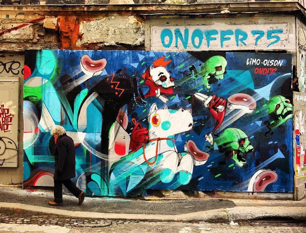 #streetart #streetartparis #urbanart #urban #paris #graffiti #onoffr75 by omerlin https://t.co/7ZzvA4zd3P