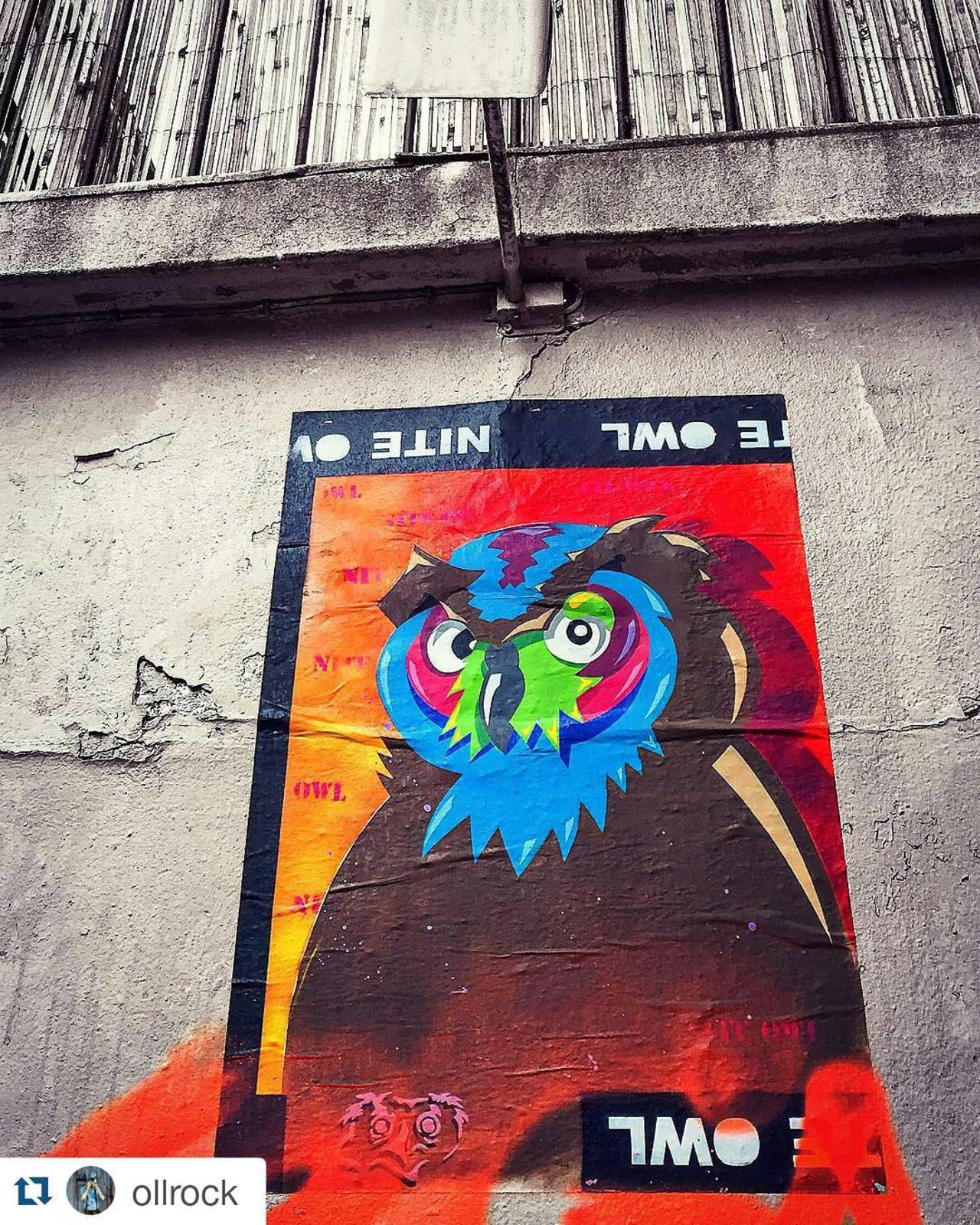 #Paris #graffiti photo by @naito_oru http://ift.tt/1PR5zeJ #StreetArt https://t.co/AgMzUUnFBF