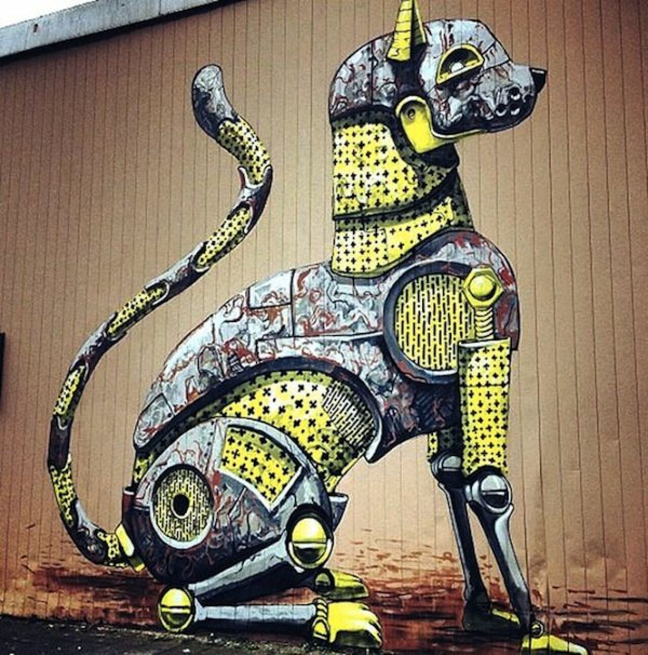 Mecanic #cat #streetart #art @glastoguy @GraffSpotting @GraffitiFeed @Graffiti_Life https://t.co/BOt4BbNewb