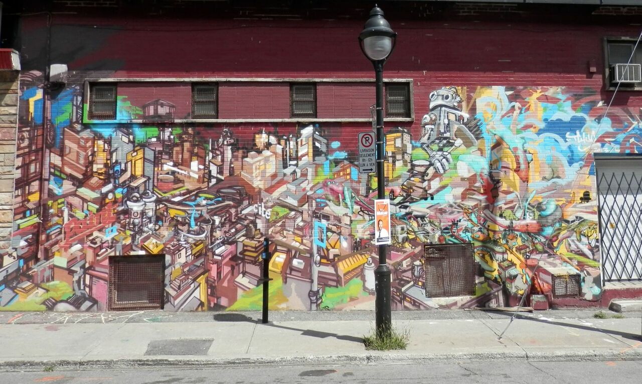 #Graffiti Large #Montreal #Streetart and fun to look at, but I'm unsure of the artist. https://t.co/hjEwolQ0o8