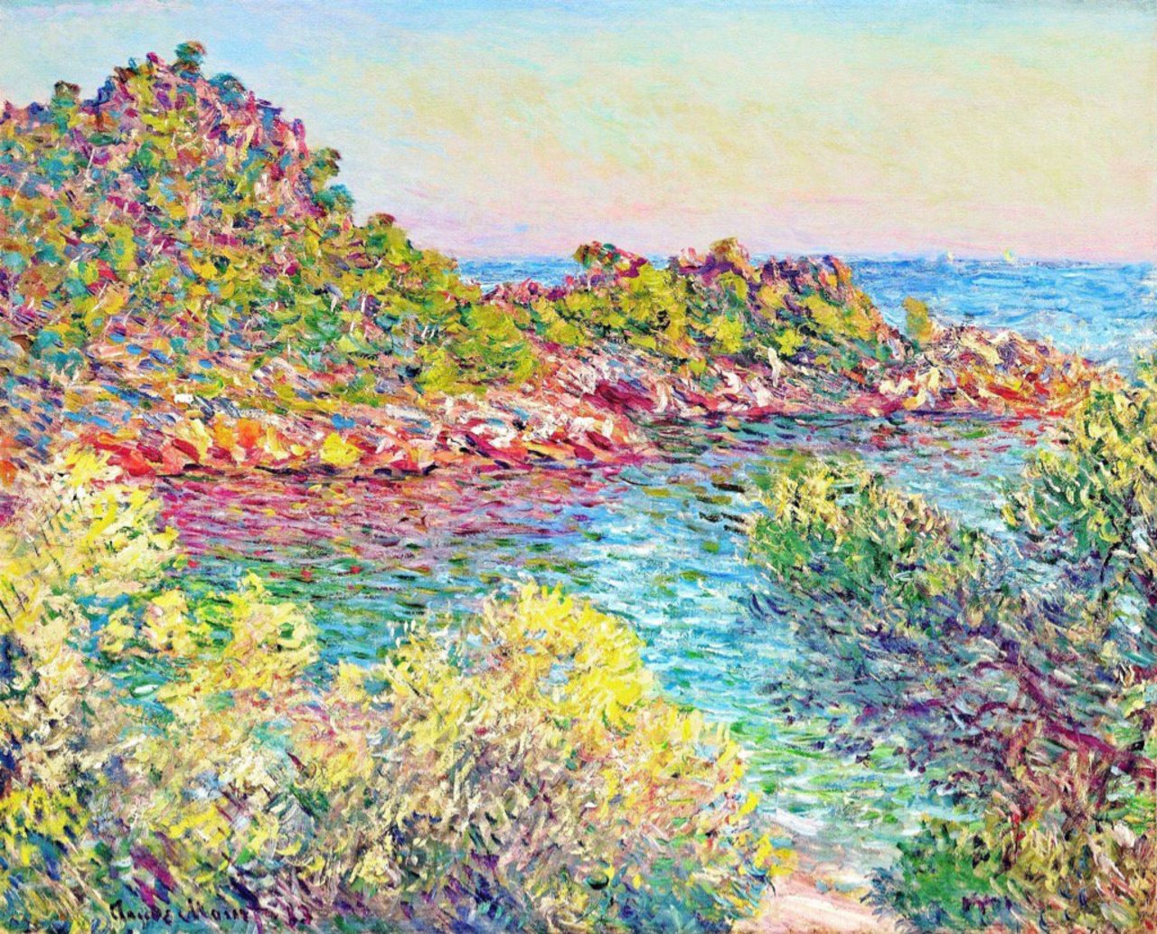 Landscape near Montecarlo #Monet #art 1883 https://t.co/U99XA5JGPw