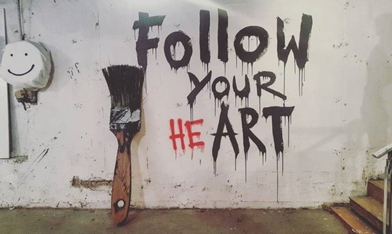 Follow your heart #art #mural #graffiti #streetart https://t.co/ZfEl2jU7xX