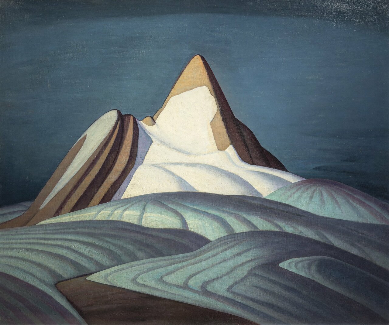 “Isolation Peak” (1930) by #LawrenHarris is a hybrid of real and invented. http://bit.ly/1VShVHF https://t.co/emZIgn0XaR