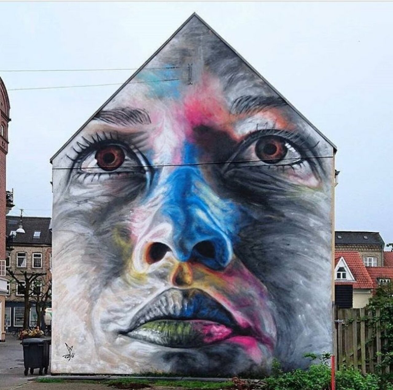 New Street Art by David Walker  Aalborg, Denmark  #art #mural #graffiti #streetart https://t.co/hNiOyJaZKz
