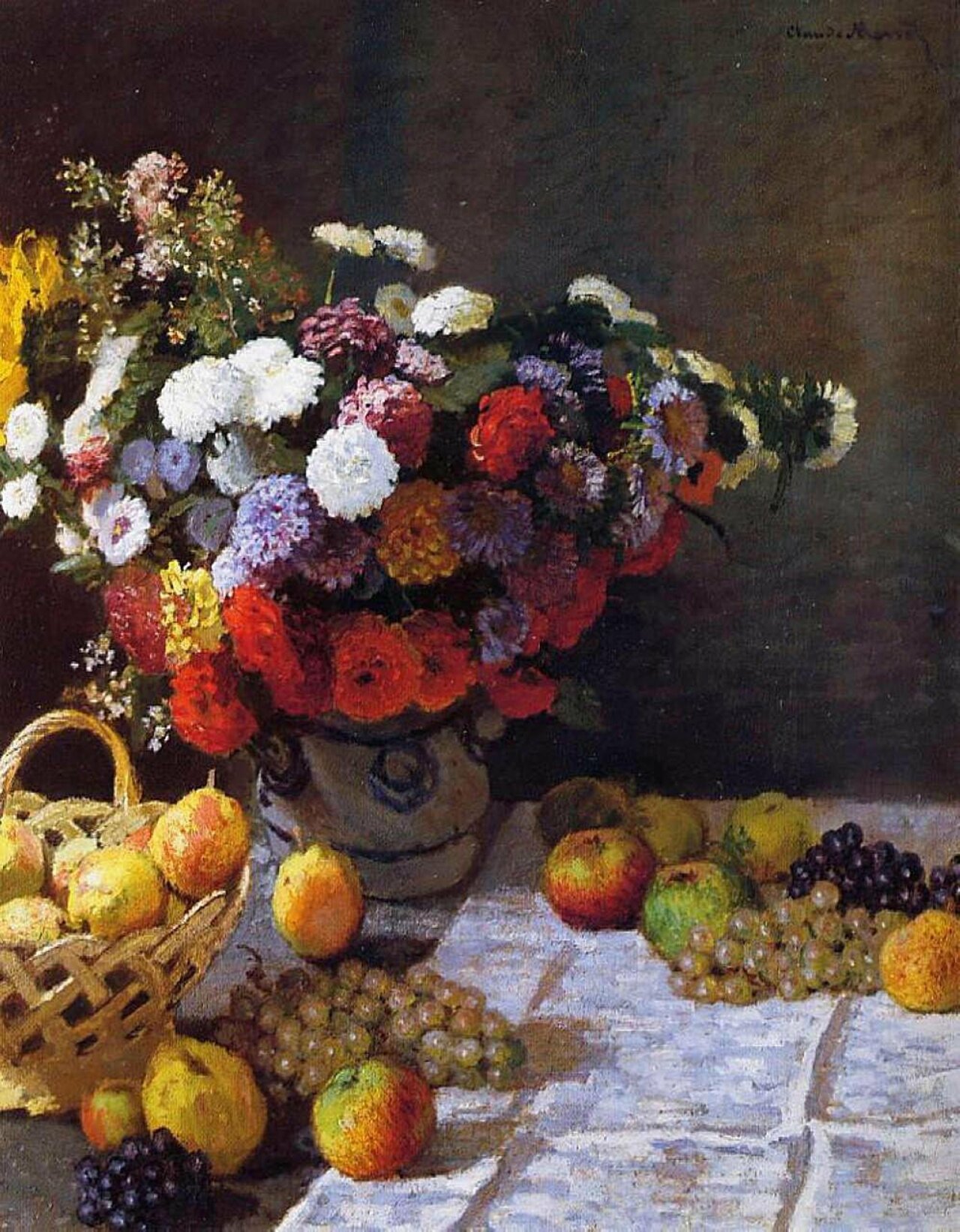Claude #MONET, "FLOWERS AND FRUITS" 1869 #ilovemonet #art #artwit #twitart #painting #artist #followart https://t.co/uxKMY87jsO