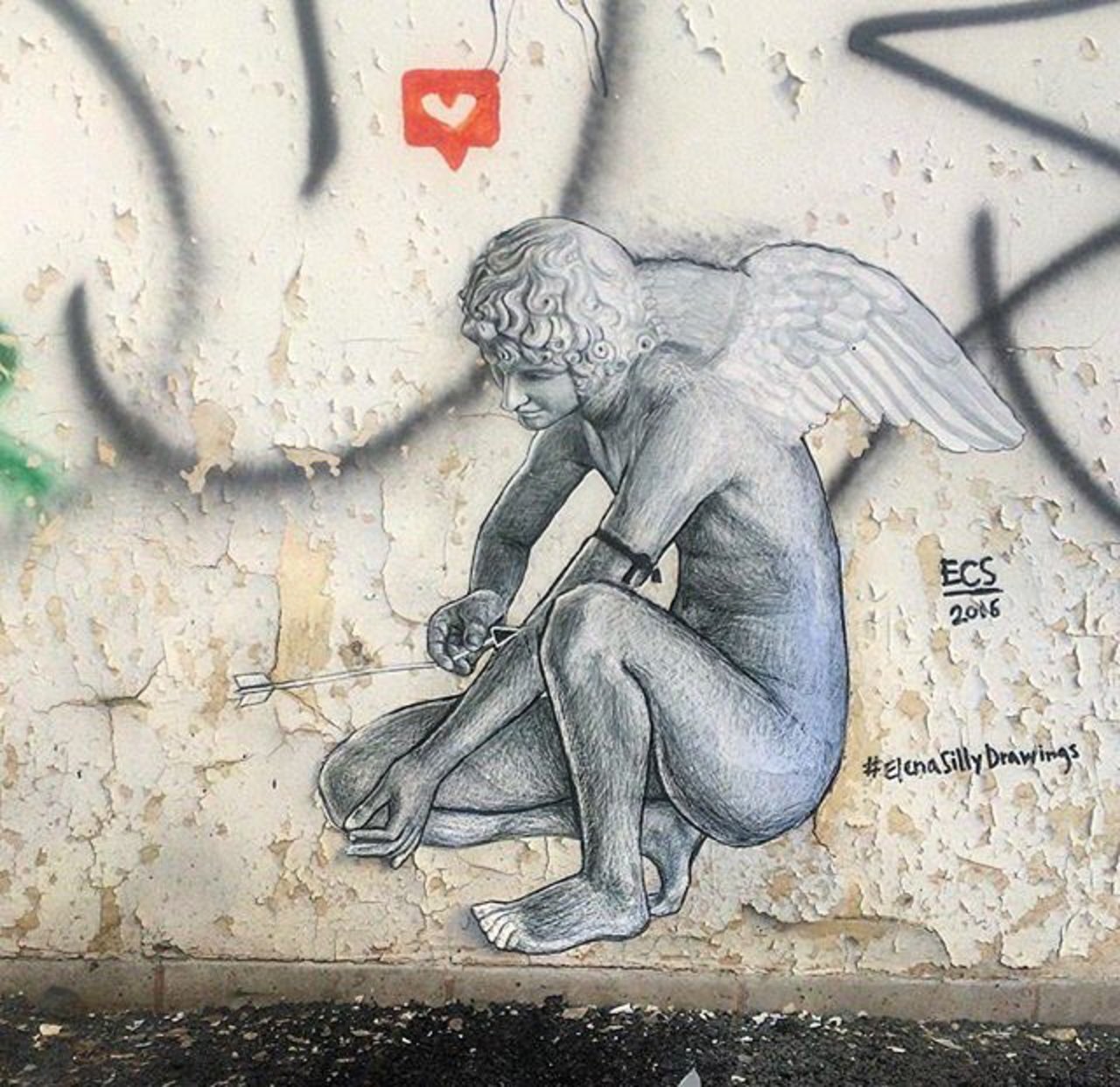 New Street Art by ECSTel Aviv#streetart #graffiti #mural #art https://t.co/E3i7zSy0i0