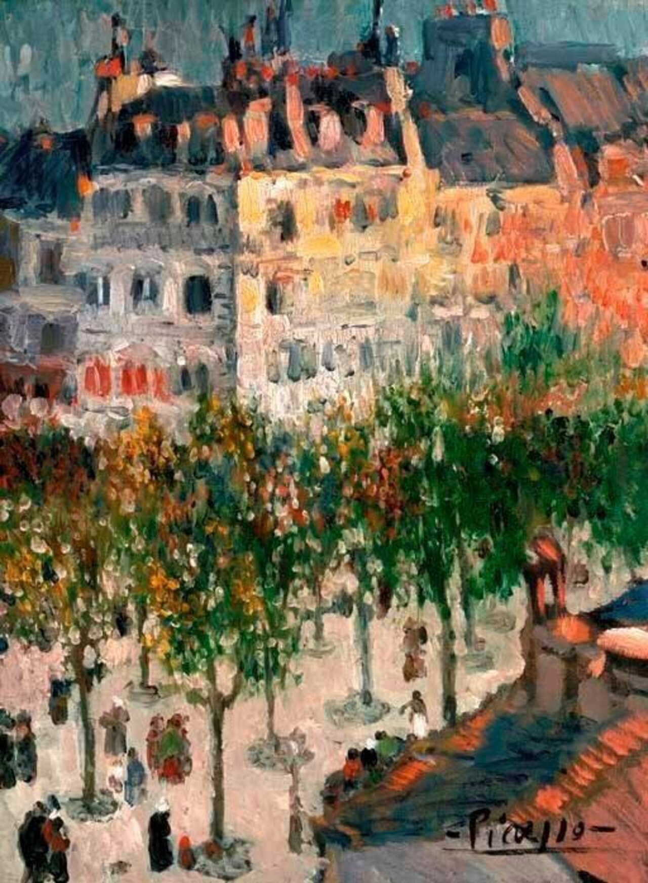 Pablo Picasso, Boulevard de Clichy, Paris, 1901 #art https://t.co/Eksu3Oe3d9