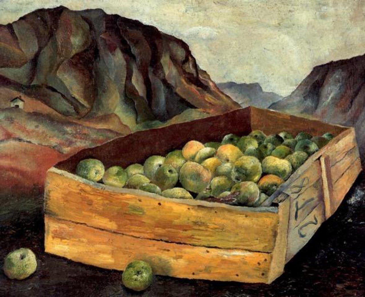 RT @janeadamswatts: “@artyyah: Box of Apples in WalesLucian Freud, 1939 http://bit.ly/18GCSaj https://t.co/42zLC3FuQR”@janeadamswatts  # LUCIAN FREUD