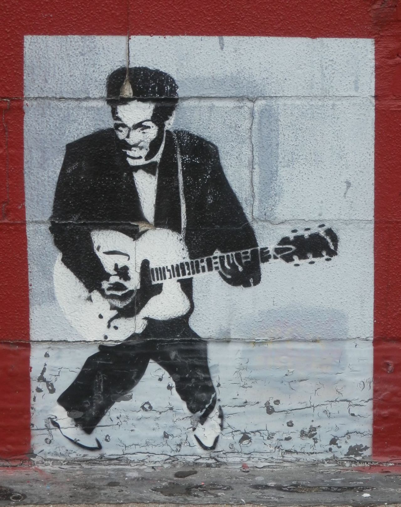#StreetartSaturday #Graffiti Great #Dallas #Stencil #Streetart picture of Chuck Berry. https://t.co/K1H71nhTUc