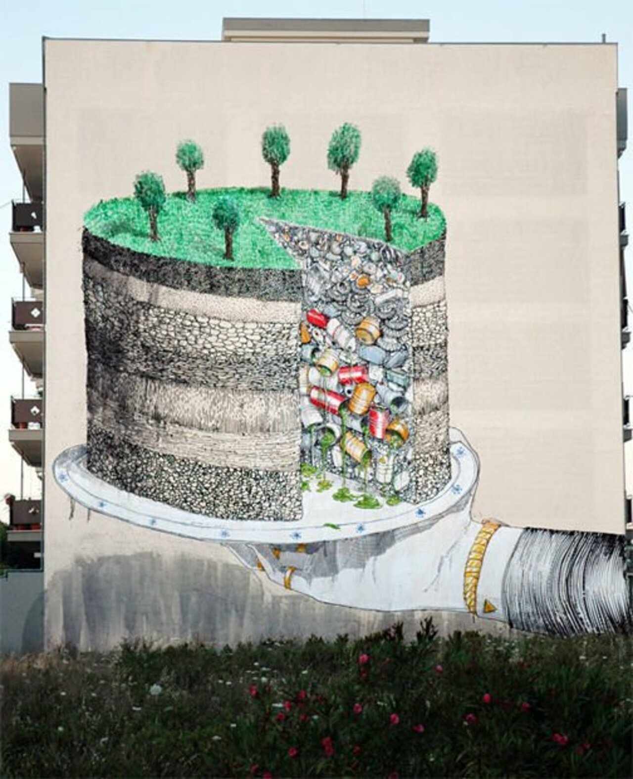 New street art by Blu Italy#streetart #mural #graffiti #art https://t.co/NikU953eed