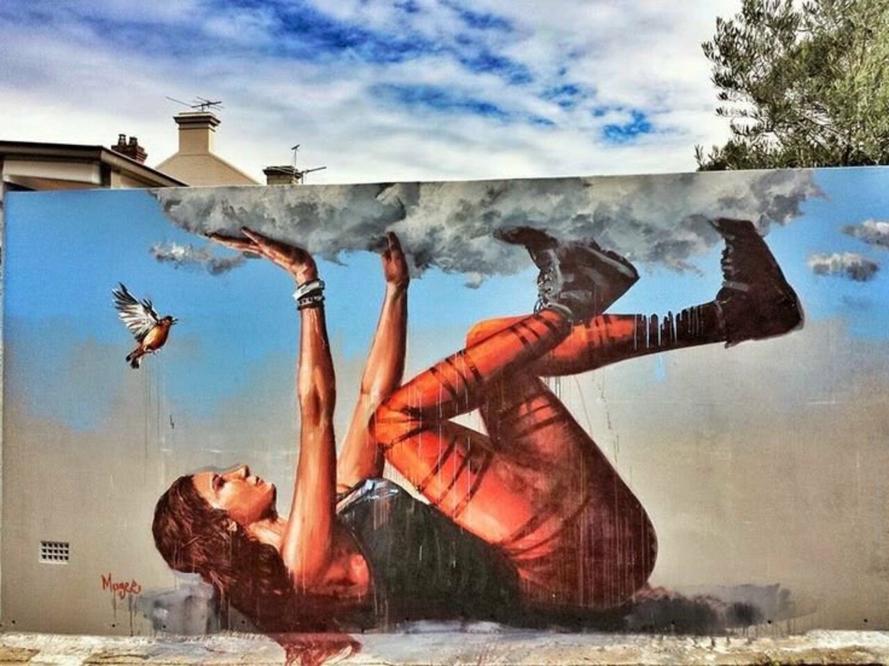 Mural by Fintan Magee, Sydney, Australia #Streetart #urbanart #graffiti #mural #art #Sydney #Australia https://t.co/OUVG9vlyp1