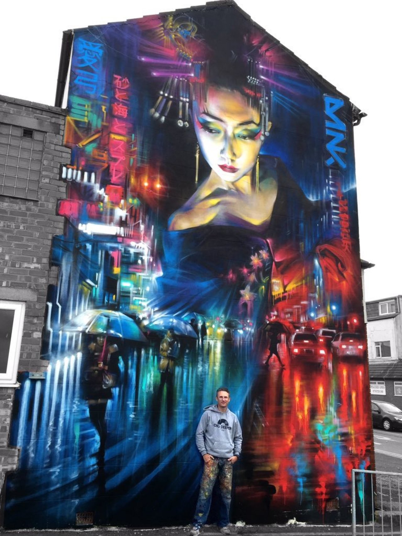 New Street Art by DanKitchener in Blackpool UK for the Sand Sea & Spray festival#art #mural #graffiti #streetart https://t.co/OKWwuUJ8ha