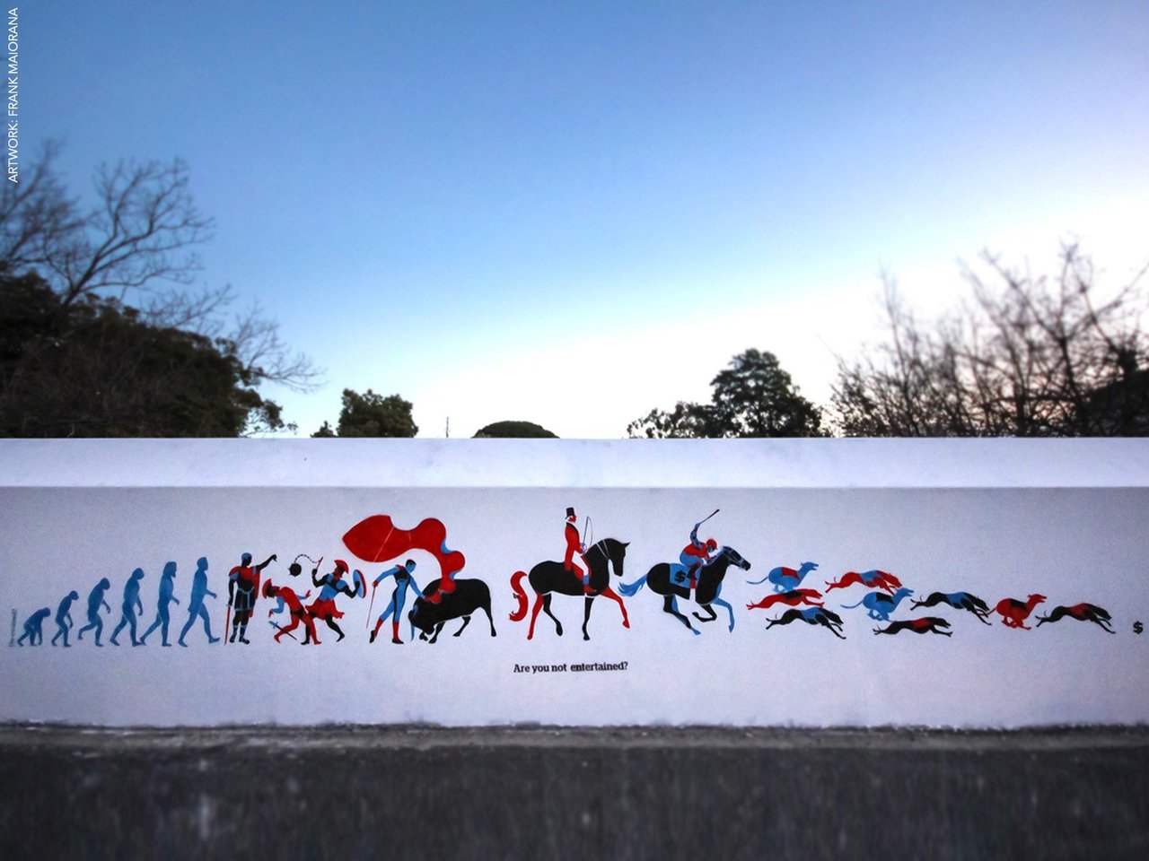 SPOTTED: Awesome #streetart in Melbourne!  #GreyhoundRacing Artist: Frank Maiorana http://frankart.com.au/de-evolved/ https://t.co/XImPGag6s1
