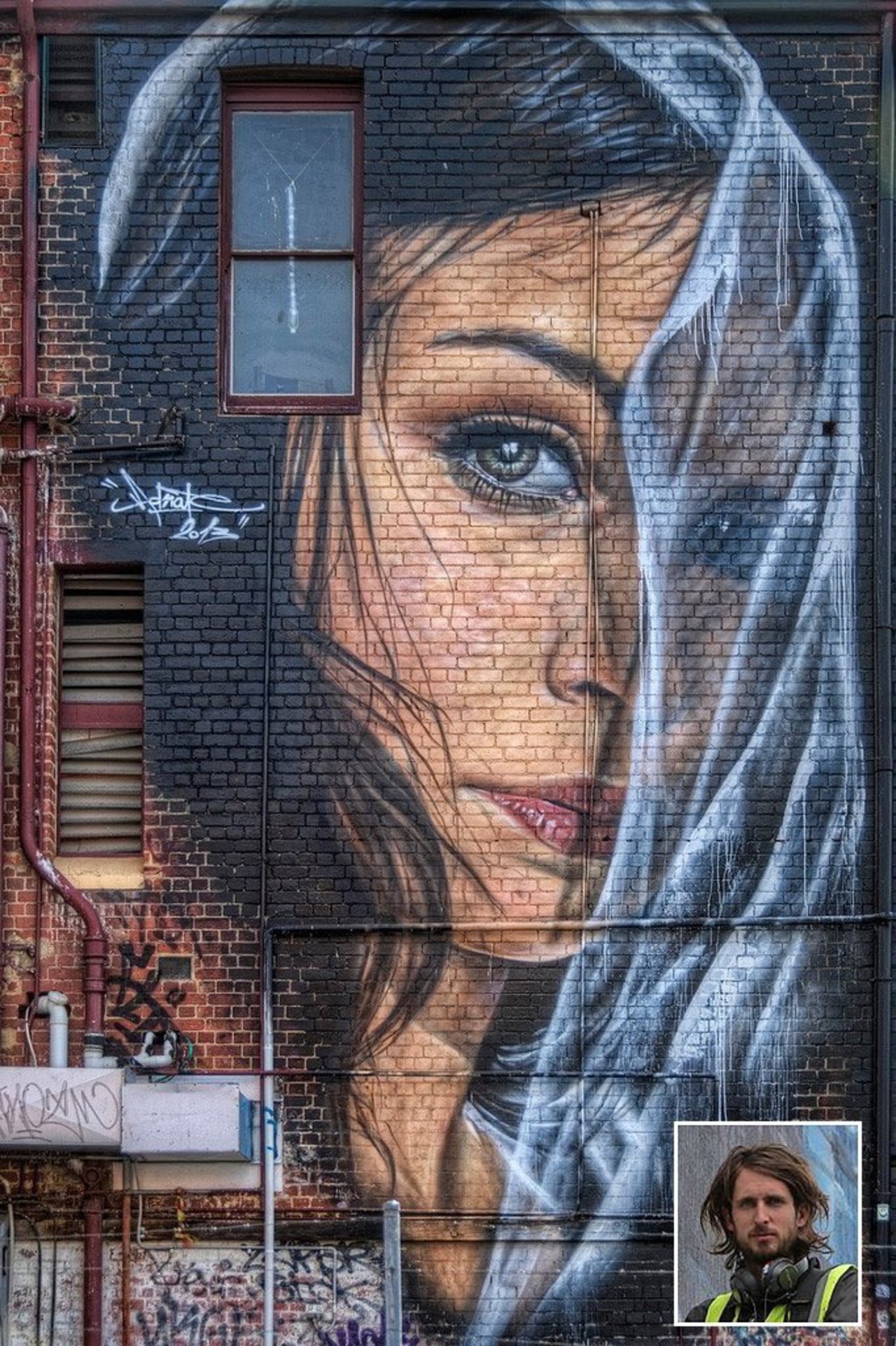 #mural Mural by Adnate, #Melbourne #Australia #Streetart #urbanart #graffiti #art https://t.co/CrkdzsjKZ9
