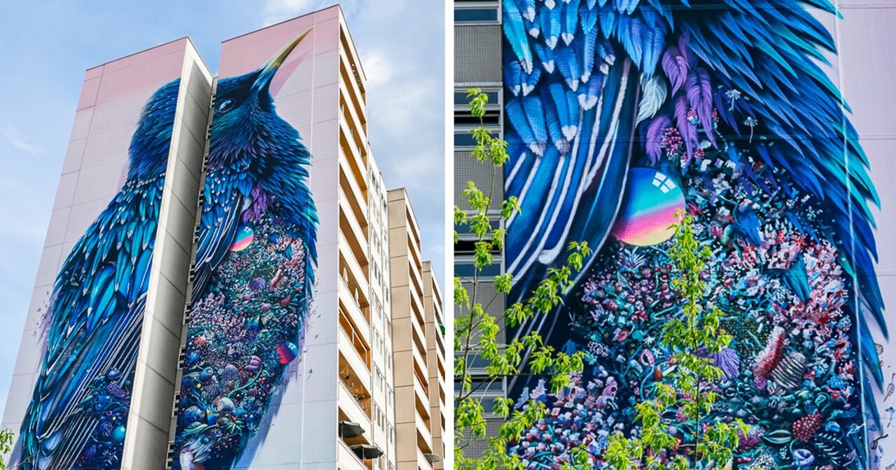 Giant Starling Mural In Berlin Filled With Tons Of Tiny Surprises (5 Pics): http://www.boredpanda.com/giant-starling-mural-street-art-collin-van-der-sluijs-super-a-berlin/ #streetart https://t.co/FZRN3uKAlq