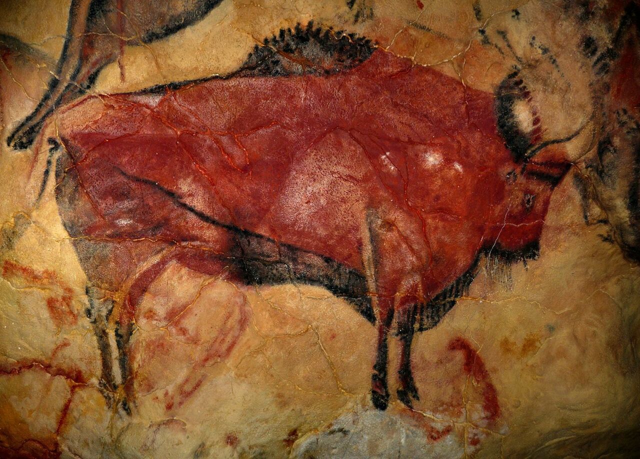 #StreetartSaturday The #CavePaintings or #Streetart at Altamira was painted 35,000 yrs ago (famous bison). https://t.co/RAidugwhp7