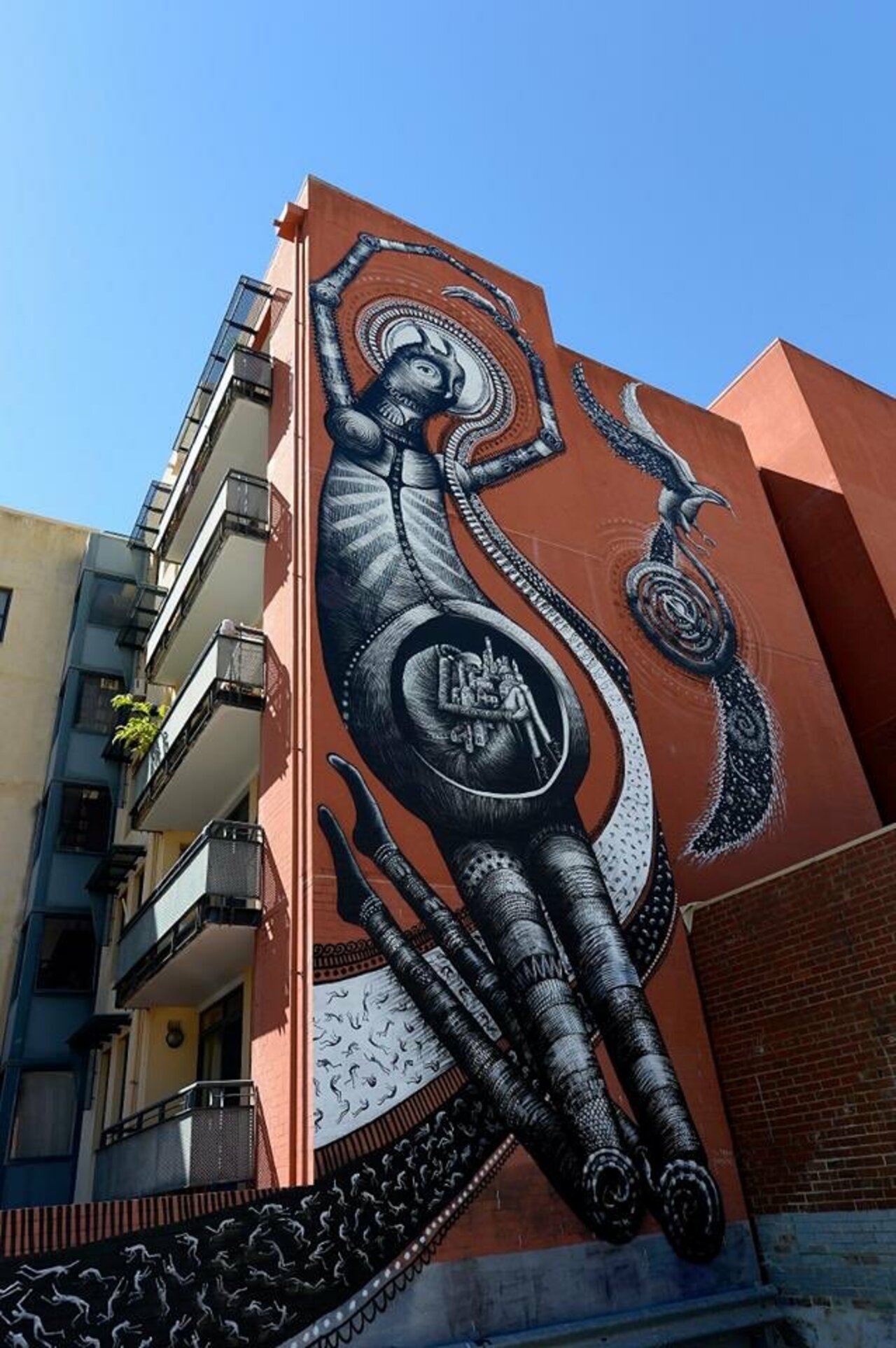 #Mural by Phlegm #Perth #Australia #Streetart #urbanart #graffiti #art https://t.co/JBsEoCQbm7