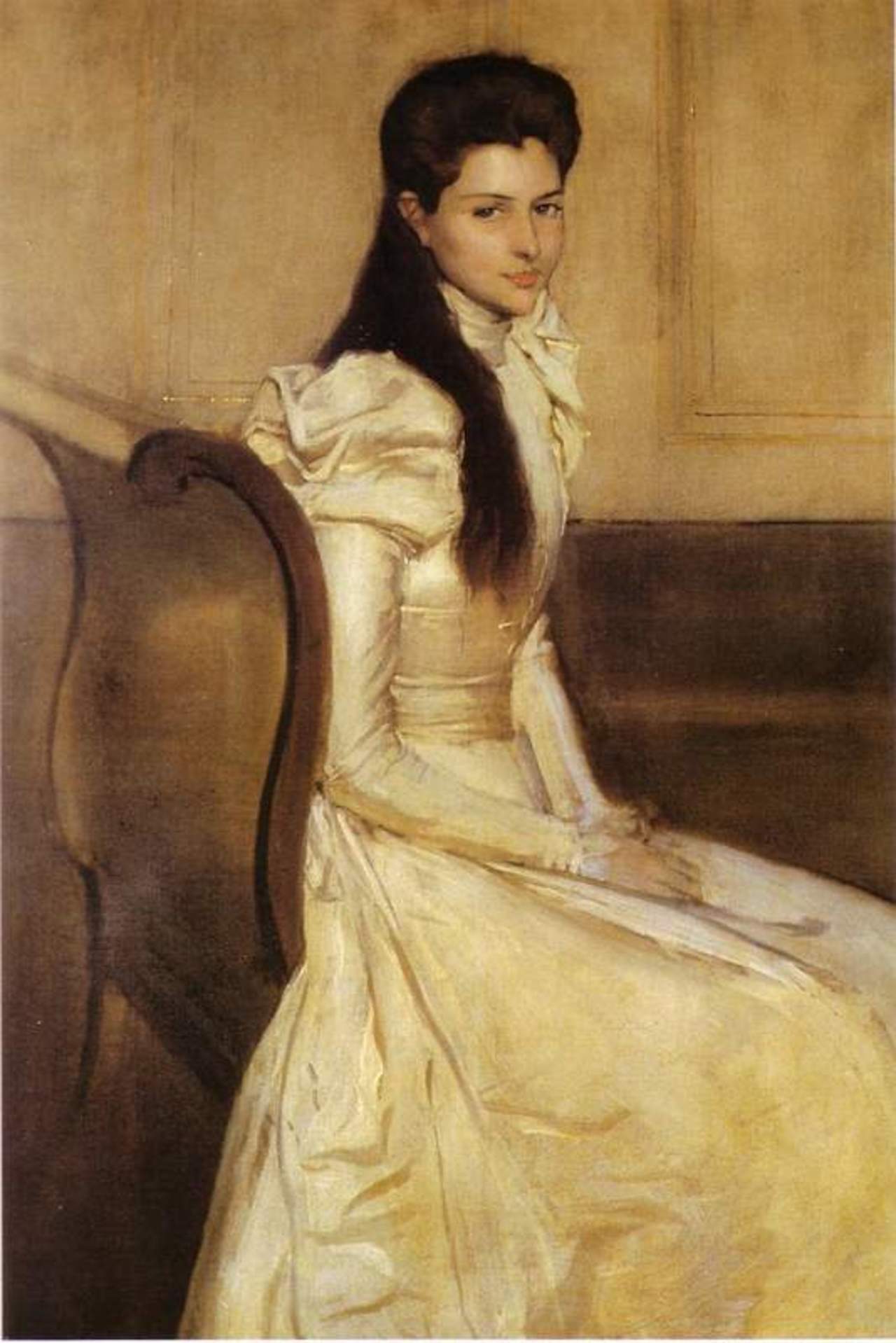 RT @Anabolenaaa: Antonio de la Gandara - Portrait of Mademoiselle L.#TwitLover #twitart #art #painting https://t.co/Hem1FEEMXG