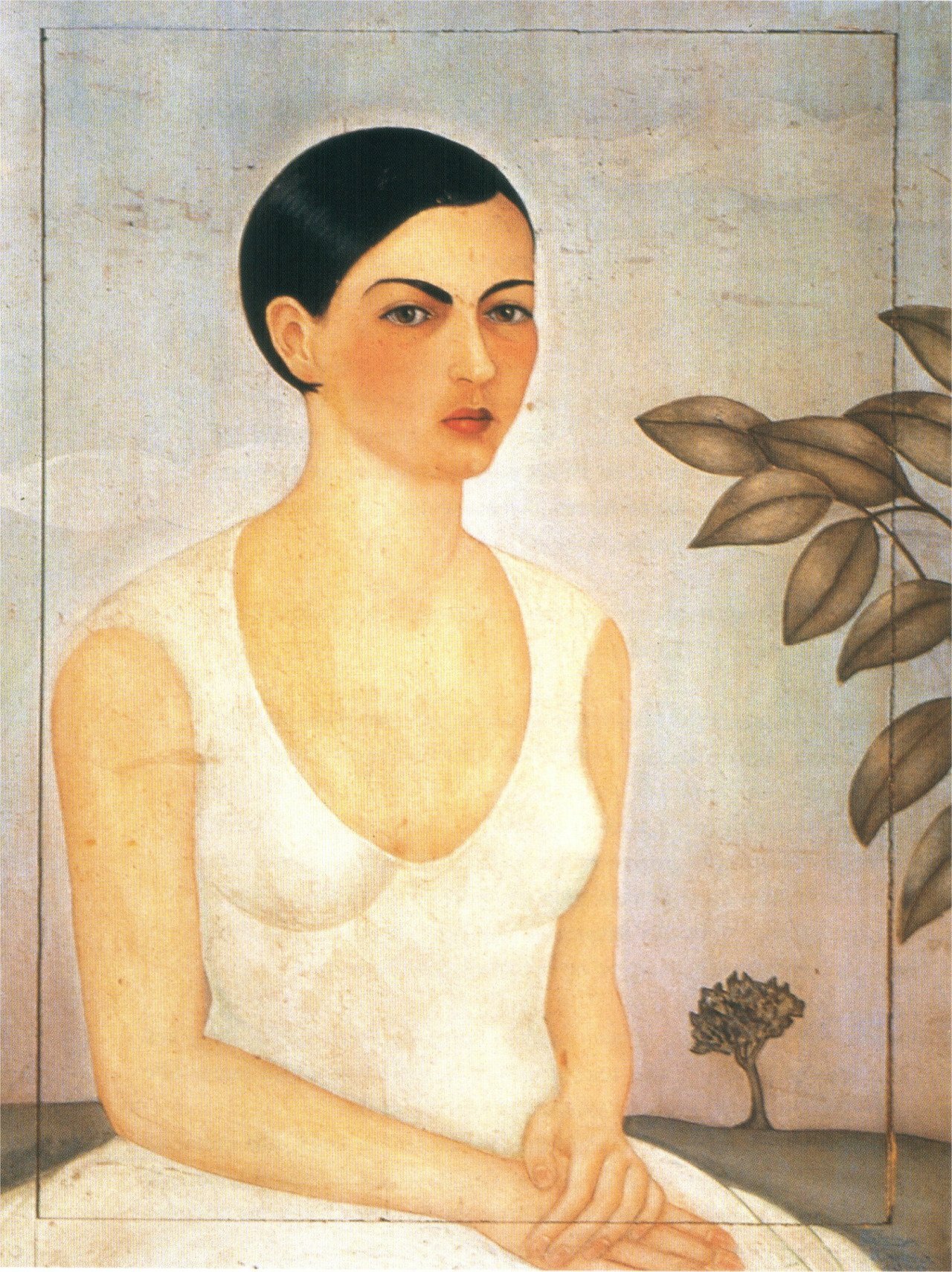 RT @womensart1: Frida Kahlo (Mexican, 1907-1954), Portrait of Cristina my sister, 1928 #womensart https://t.co/aum31aoiIr