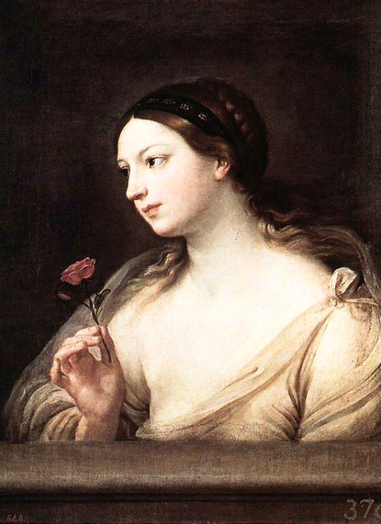 RT @LambersAlie: " Girl With A Rose" by Guido Reni ,1575-1642. https://t.co/HA16btDz7j
