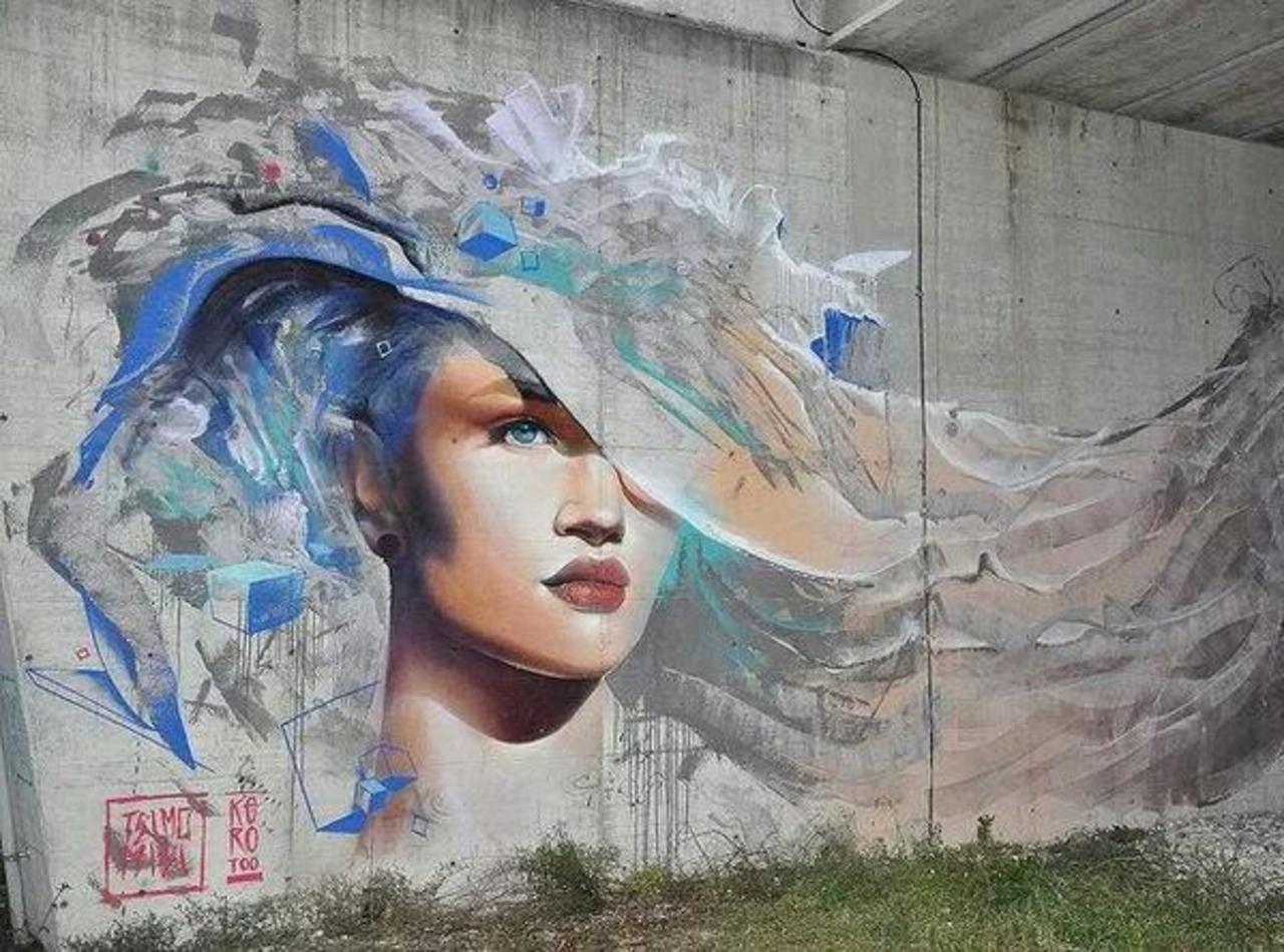 "Telmo Miel, Italy. Have a look at this beautiful street art here: http://bit.ly/1GPAmCv #streetart #beauty https://t.co/88EwNmHWba"