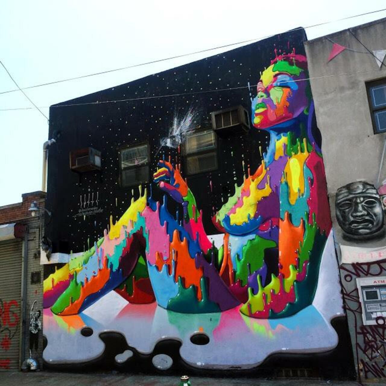 "Check out this insane #artwork by Dasic Fernandez. Seen in Bushwick, NYC: http://bit.ly/streetartlovers #streetart https://t.co/Yd0mthB2Sf"