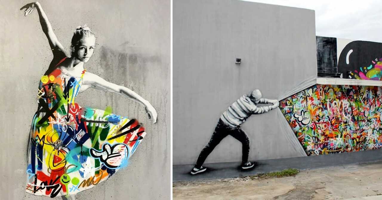 Stencil Art That Blends Graffiti and Decay by Martin Whatson
