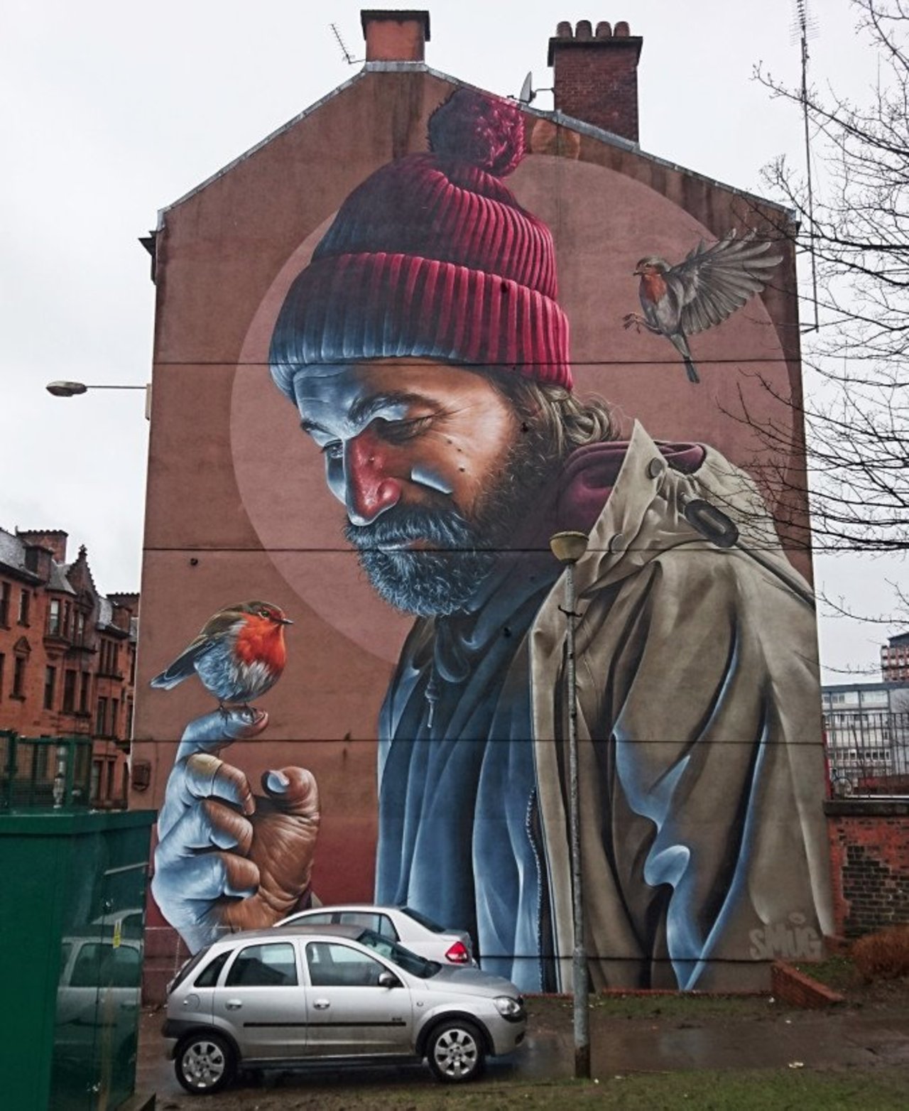 Glasgow has a number of cool #streetart pieces dotted around the city that have their own tales to tell. https://t.co/Okr771I439