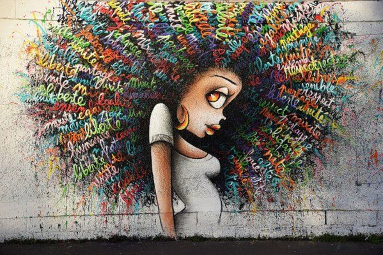 Beautiful Street Art Mural by Vinie Graffiti in Paris #streetart #mural #graffiti https://t.co/GzX3L4r58O