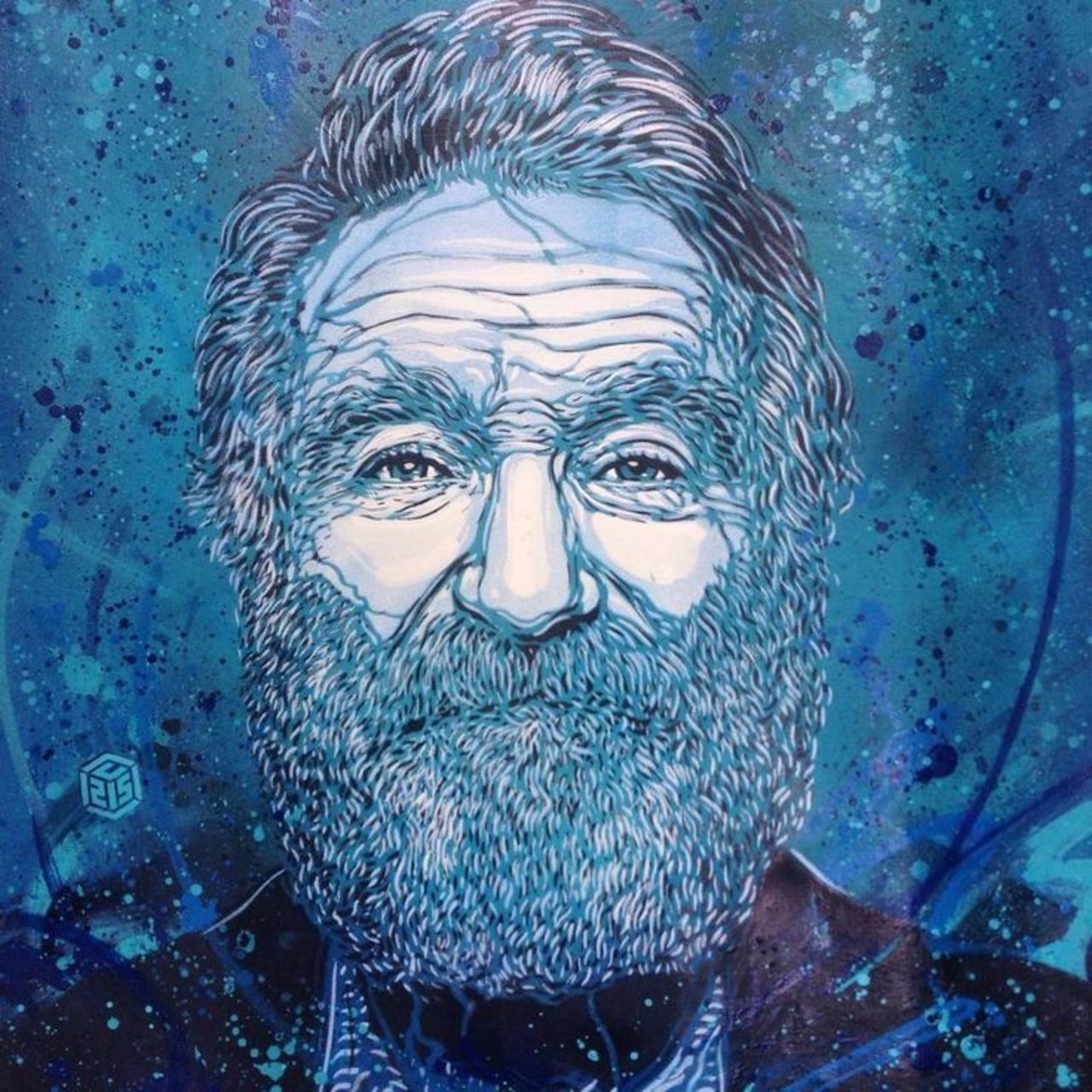 Robin Williams Tribute by C215 #streetart #mural #graffiti #art https://t.co/vwLcyrtjt8