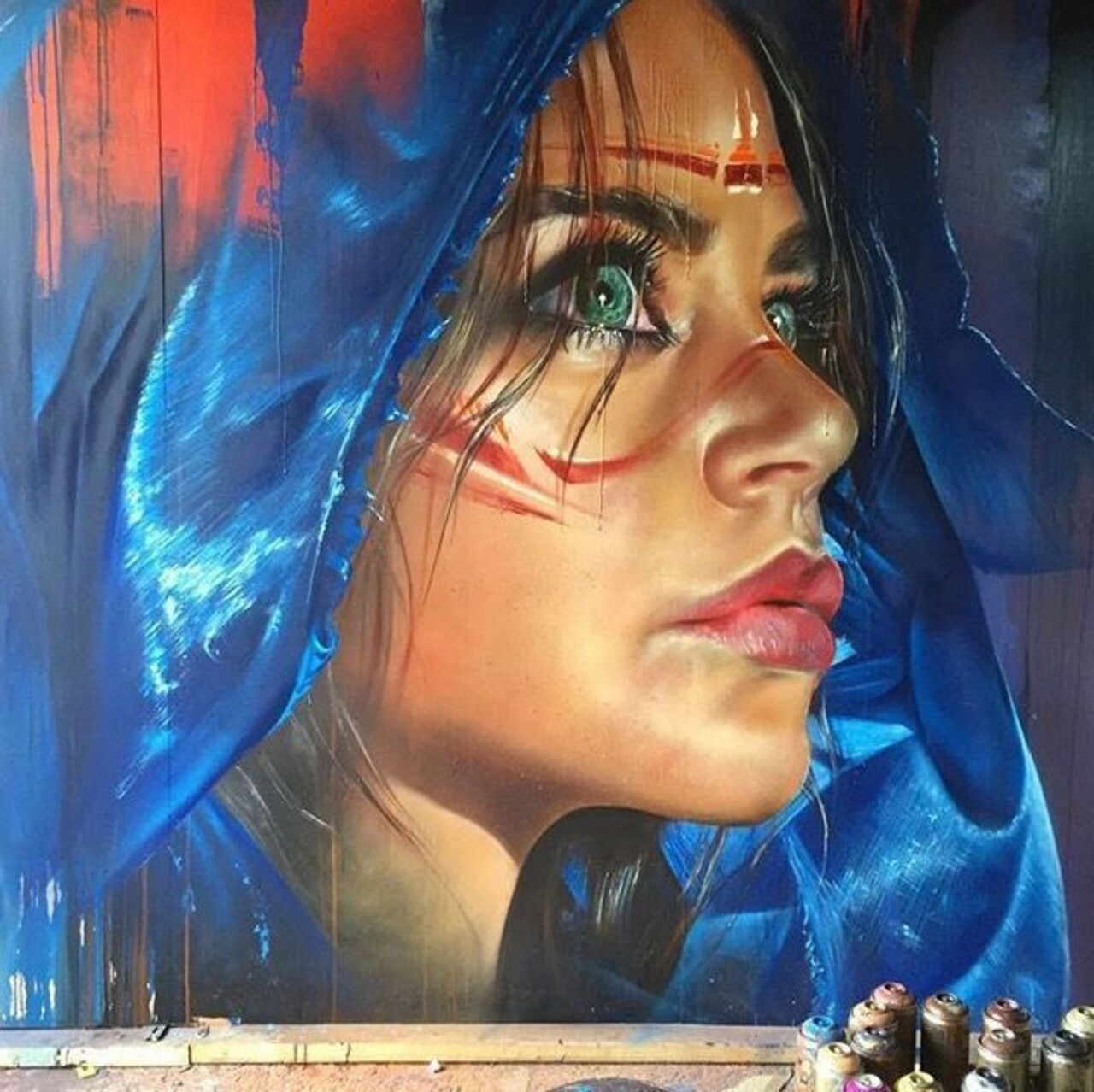 Mural by Adnate #streetart #mural #graffiti #art https://t.co/tY1XUQ9mMX