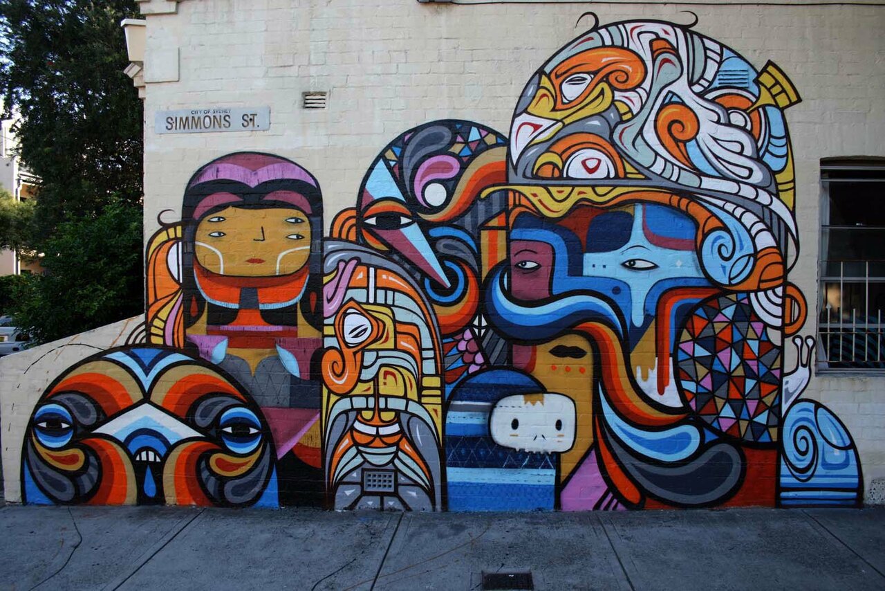 #Mural by Beastman & Phibs #Sydney #Australia #Streetart #urbanart #graffiti #art https://t.co/5InM9cenDq