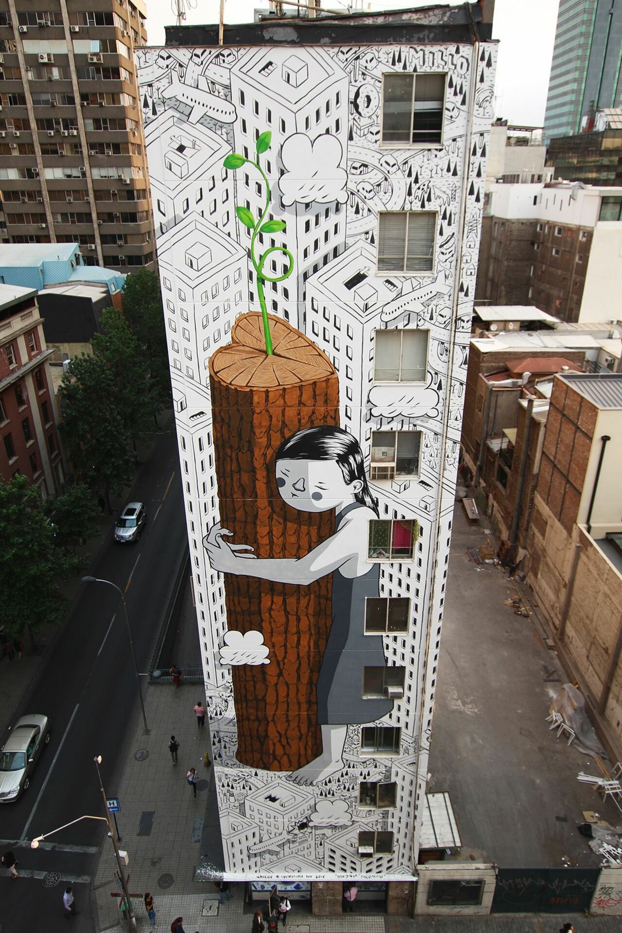 “Never Give Up” by Millo in Santiago, Chile http://buff.ly/2gBHMGh #streetart #mural #graffiti #art https://t.co/TscJ6pAQeM