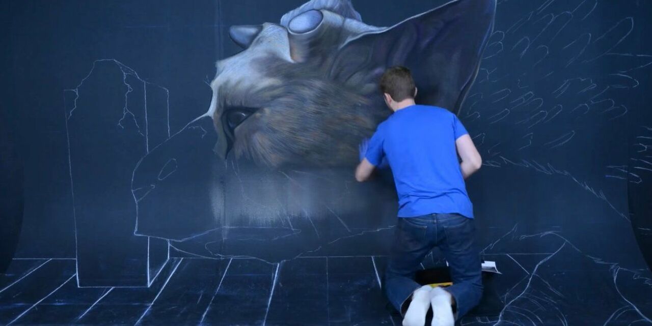 This 3D chalk art for The Last Guardian is rad http://buff.ly/2hyiEAb #streetart #mural #graffiti #art #gamer https://t.co/EVk8XqokL8