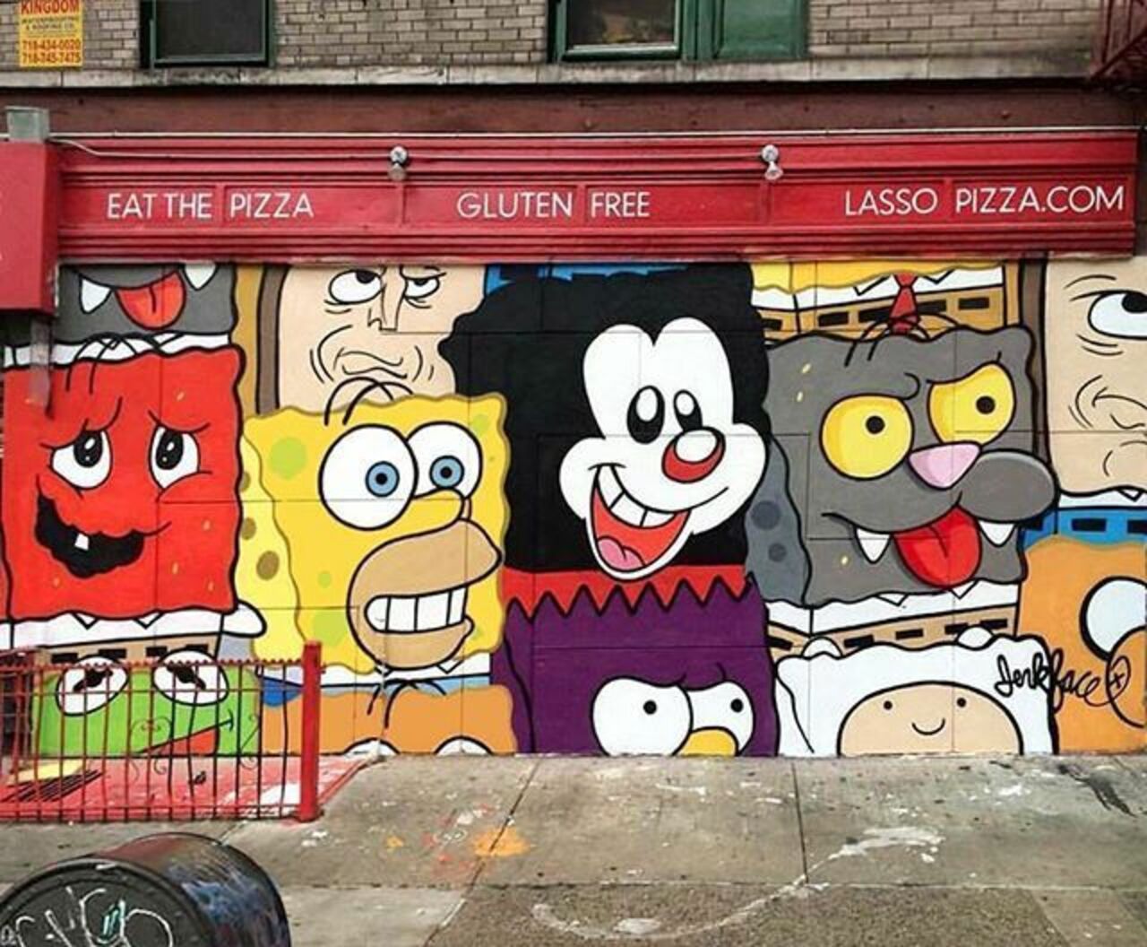 incarceratedjerkfaces "Bob & Friends" new wall in New York.#streetart #mural #graffiti #art https://t.co/FL3hEKADTf