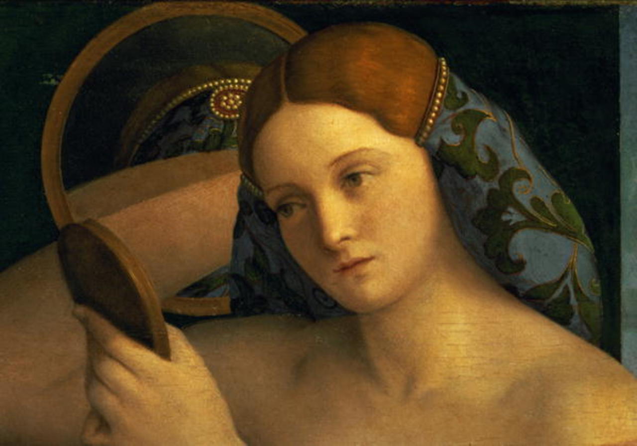RT @Desailaur: Giovanni Bellini - Young Woman at her Toilet, detail of the face.#art #painting https://t.co/bAhIqwrmSi