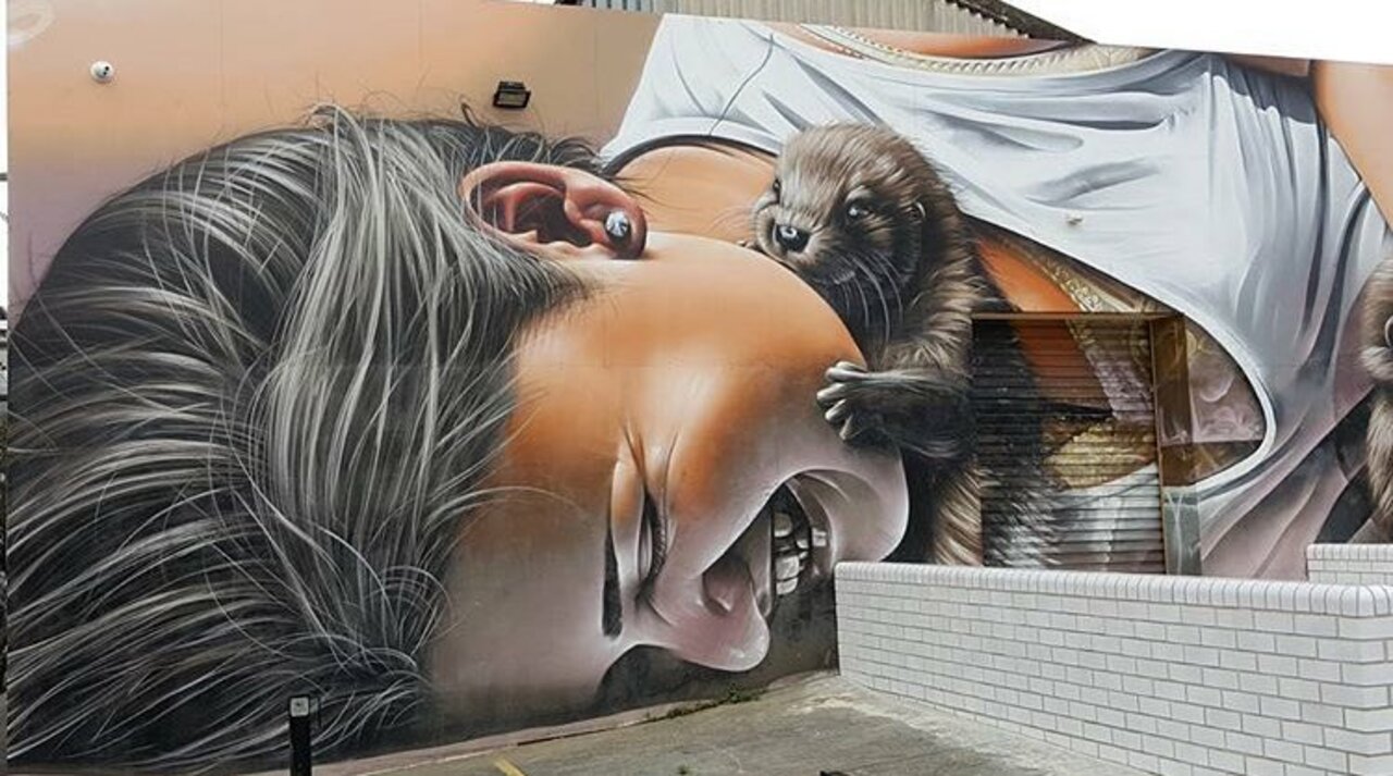 Street Art by Smug One in Melbourne#art #StreetArt #graffiti #muralart #lovetwitter https://t.co/D4OSsC95rI