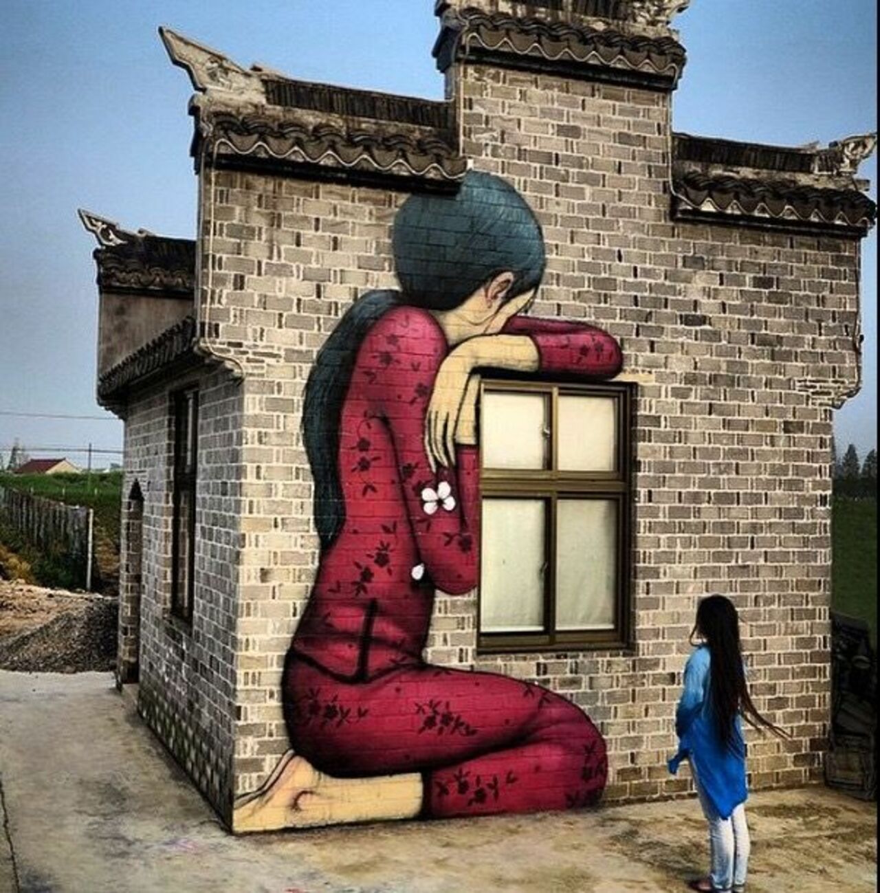 Seth Globepainter - "Plum Blossom", Fengzing, China#streetart #mural #graffiti #art https://t.co/NjX3lI6wJn