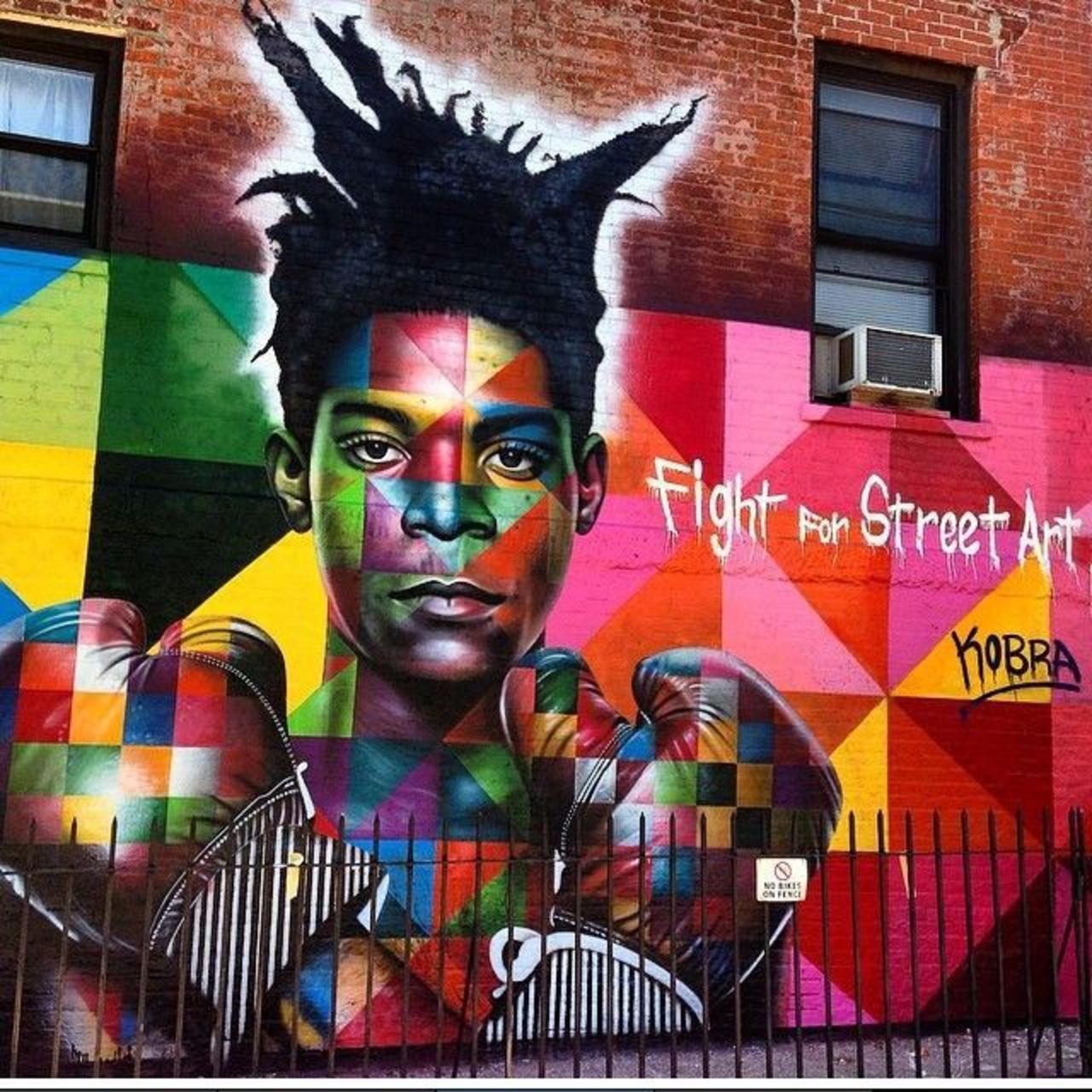 Jean Paul Basquiat by Eduardo Kobra in Brooklyn#streetart #mural #graffiti #art https://t.co/tyvqizE6Rt