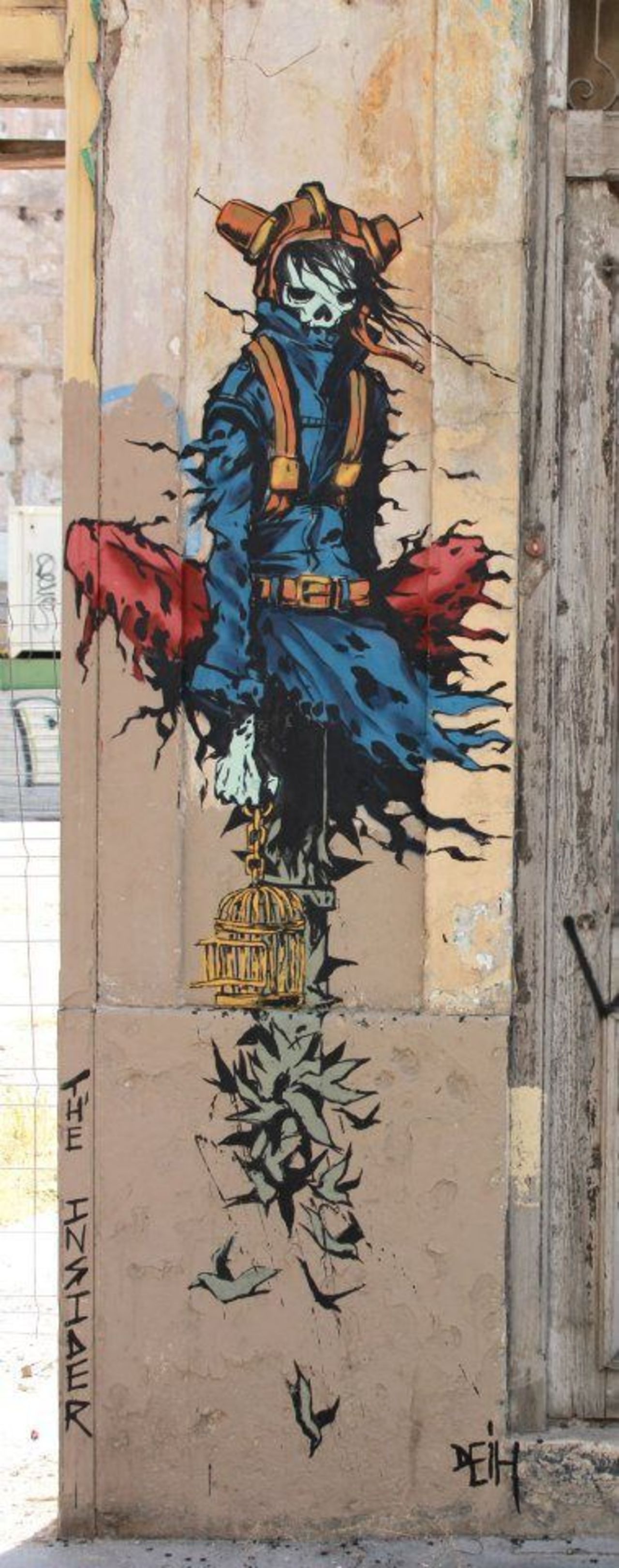 "The Insider" (Valencia, Spain) by Deih#streetart #mural #graffiti #art https://t.co/OfAe7UbclW