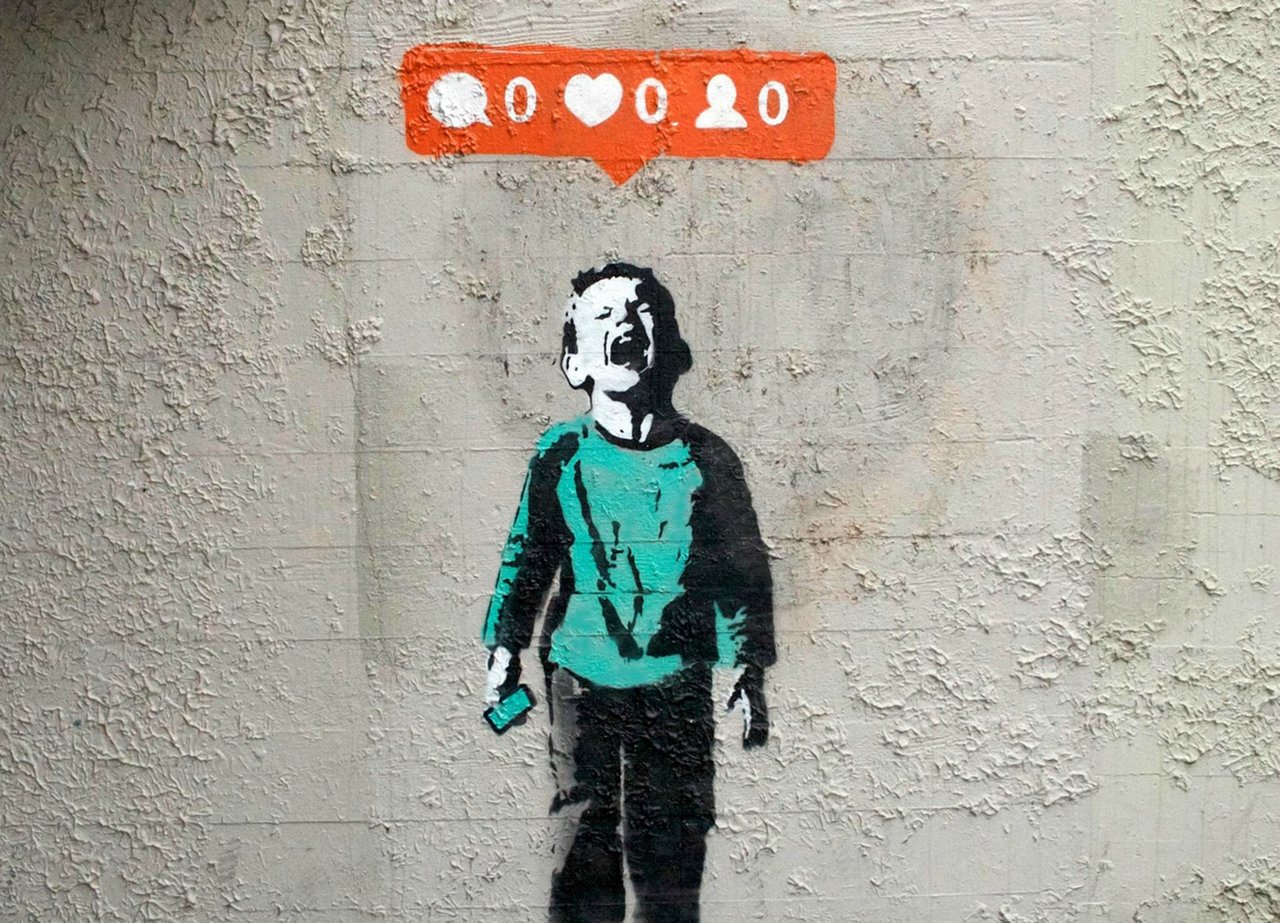 Banksy #art #graffiti #ThoughtForTheDay #WednesdayWisdom #Wisdom https://t.co/CRpal1MNoa