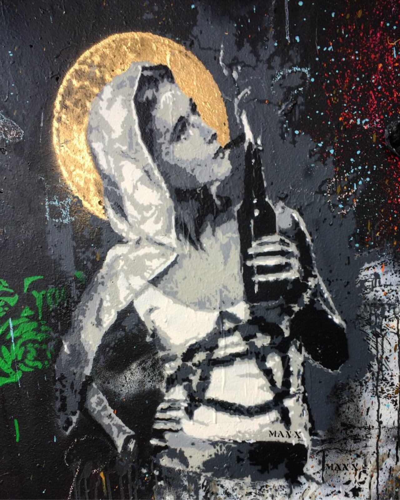 Anarchy in the Vatican by #manxmanx #anarchy #stencil #pochoir #streetart #graffiti #Spray #Bombing #urbanart #nirindastreet #GraffitiArt #lelavomatik #paris https://t.co/EX4hnDnceO