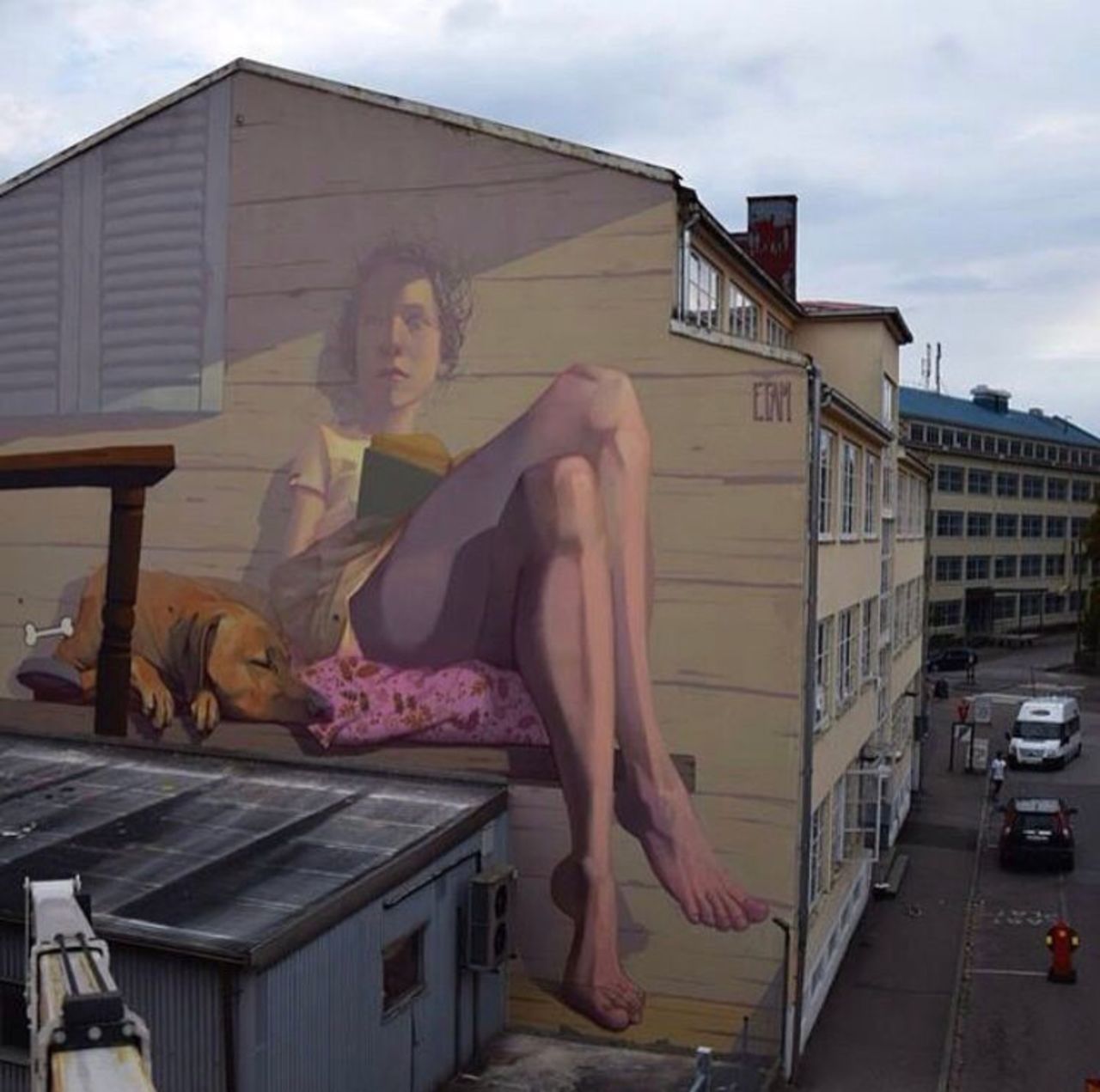 New work by ETAM CRU in Boras, Sweden #streetart #mural #graffiti #art https://t.co/J5wrVZmzzf