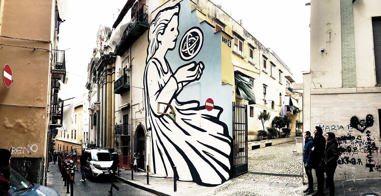 “The Care of Knowledge” by MP5 In Naples, Italy #streetart #mural #graffiti #art https://t.co/AMmjDgztvH