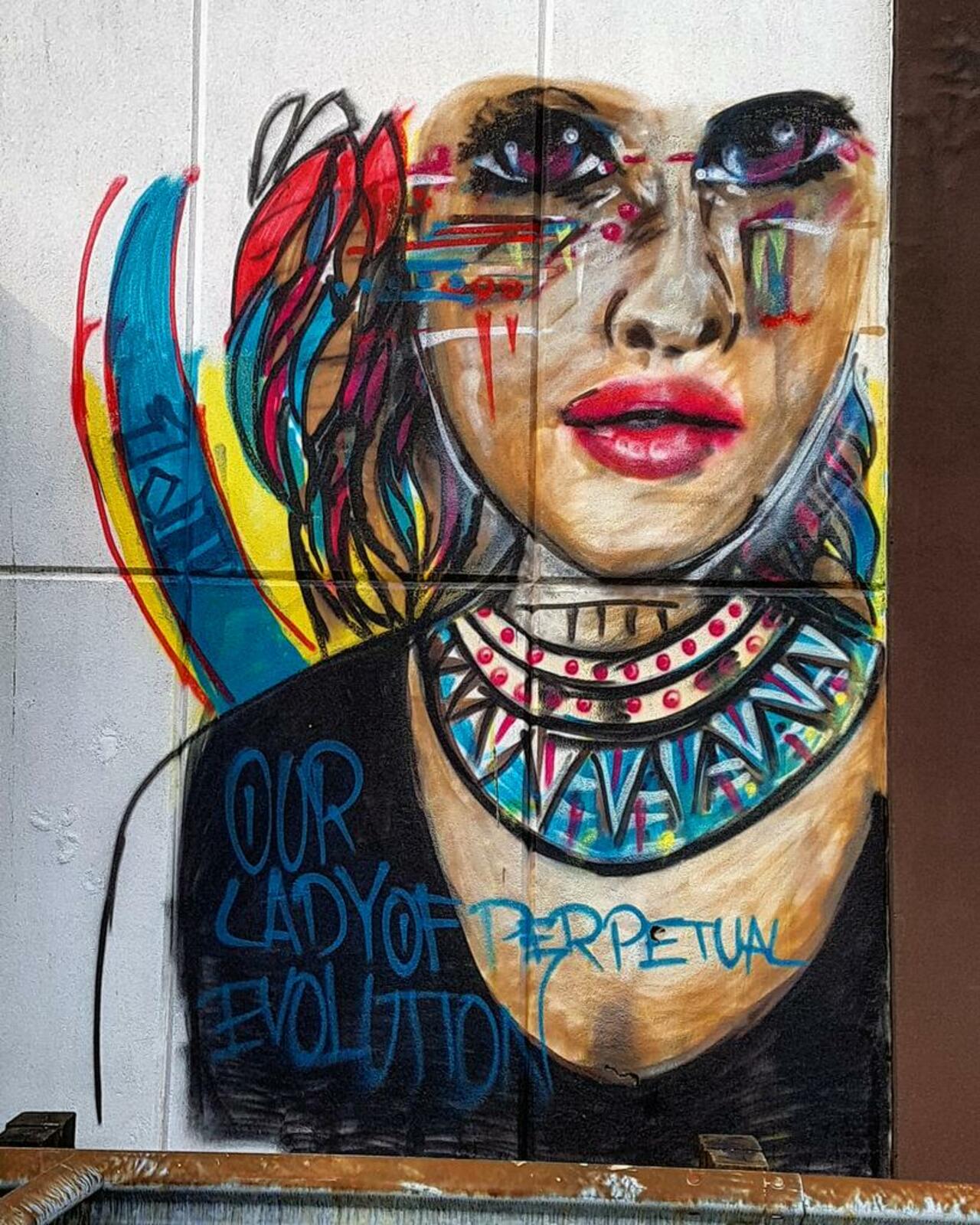 Our Lady of Perpetual Evolution. #juneau #alaska #art #streetart #mural #painting #graffiti https://t.co/HKdvgNxAY5