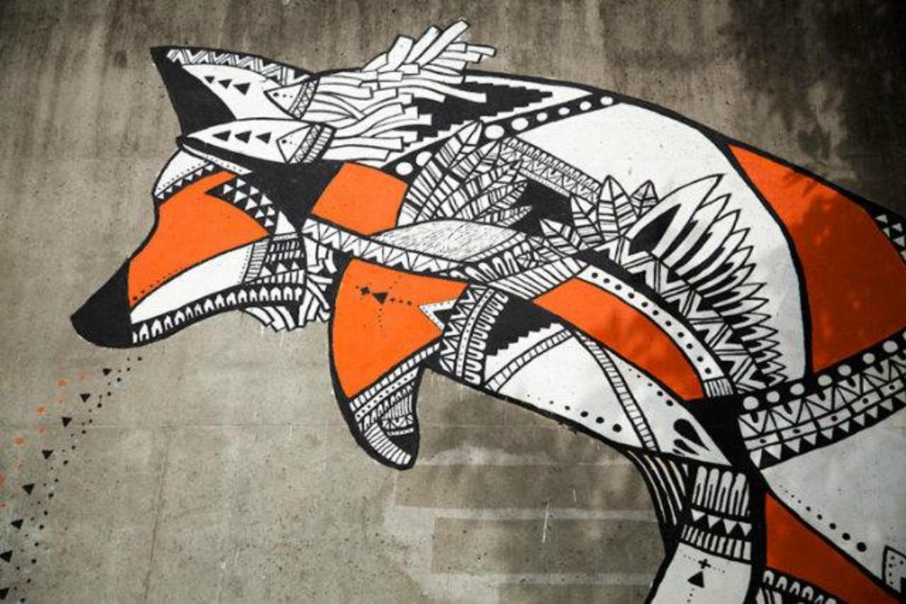 Tribe Fox Freddie #streetart #graffiti #art #funky #dope . : http://t.co/mDa6vbjtun