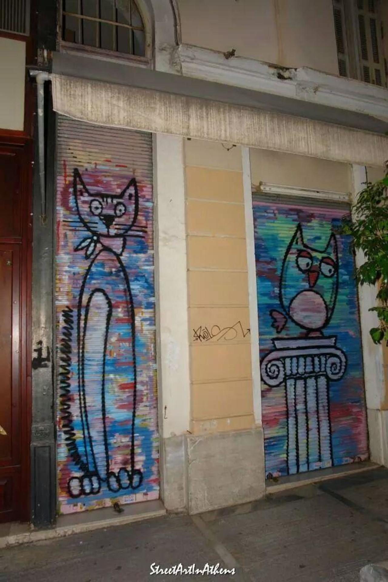 Artist? #greece #mural #spraypaint #streetart #stencil #graffiti #urbanart #art http://t.co/vqRu3keoWo