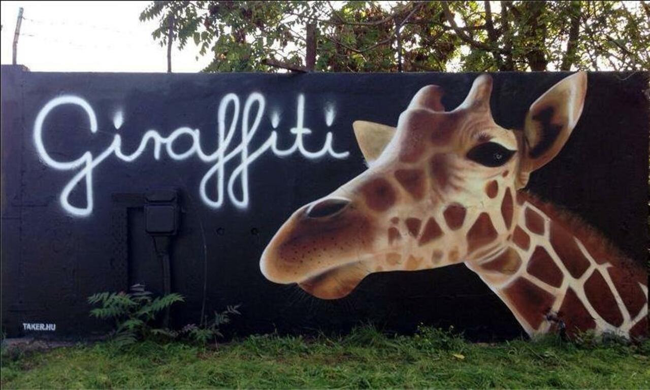 RT @HLFaCHKN: Ok, this is pretty clever. Hats off to the artist! #streetart #graffiti #art http://t.co/0H1F6zAbjn //

VERY INGENIOUS..!