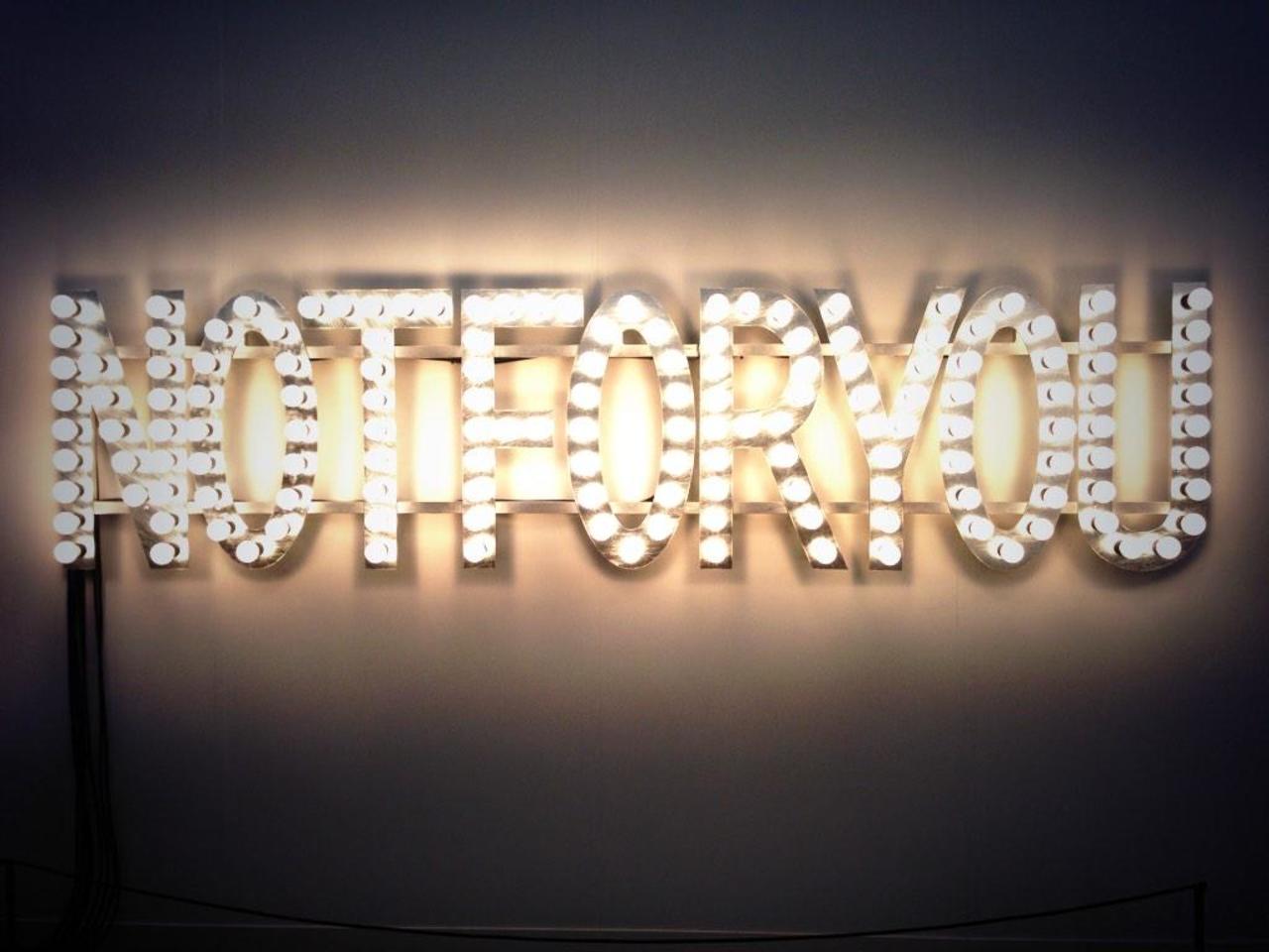 Some things are just #notforyou @FriezeLondon #lightart #art http://t.co/DTG2Lu5g5C