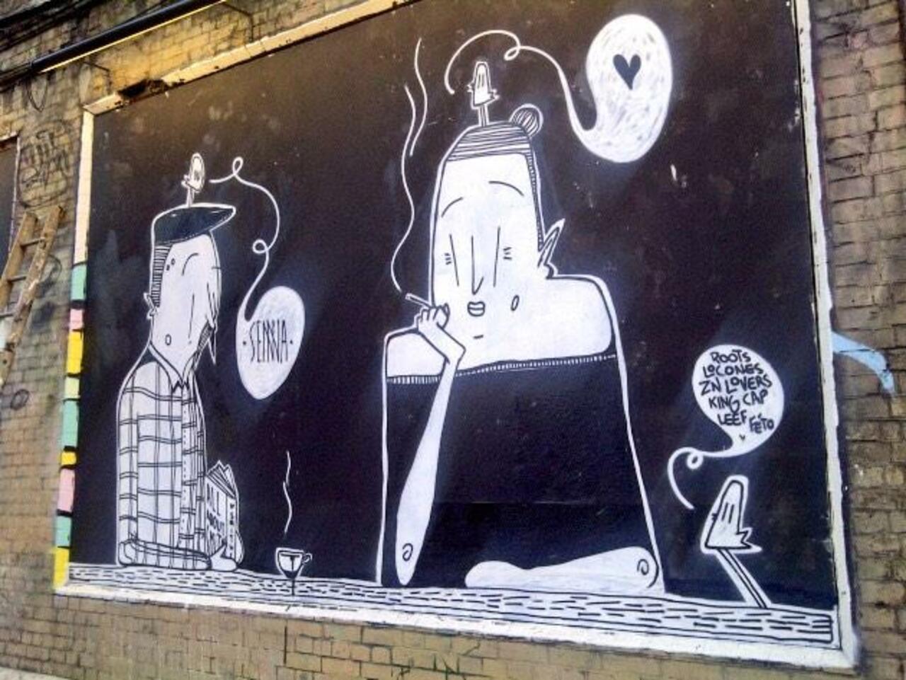 Alex Senna 
London

#streetart #Art #graffiti #Mural #London http://t.co/PGvXk7HHq8